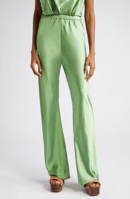Cult Gaia Stacie Satin Pants in Meadow