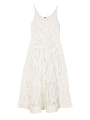 Cult Gaia Vickie crochet cover-up - White