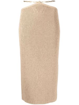 Cult Gaia Zariana knit skirt - Brown