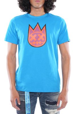 Cult of Individuality 3D Clean Shimuchan Cotton Graphic Tee in Dresden Blue