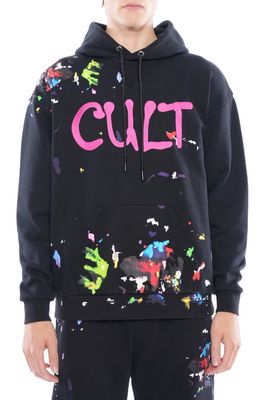 Cult of Individuality Embroidered Logo Graphic Hoodie in Multi