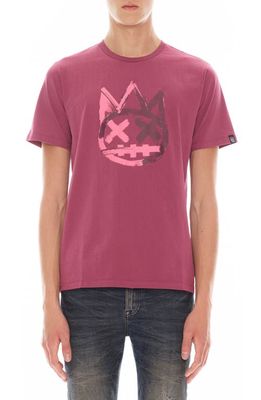 Cult of Individuality Paintbrush Shimuchan Graphic T-Shirt in Cabernet