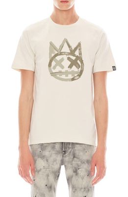 Cult of Individuality Paintbrush Shimuchan Graphic T-Shirt in Winter White