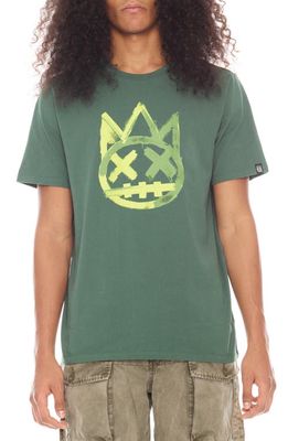 Cult of Individuality Paintbrush Shimuchan Logo Graphic T-Shirt in Pine