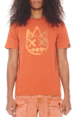 Cult of Individuality Paintbrush Shimuchan Logo Graphic T-Shirt in Rust