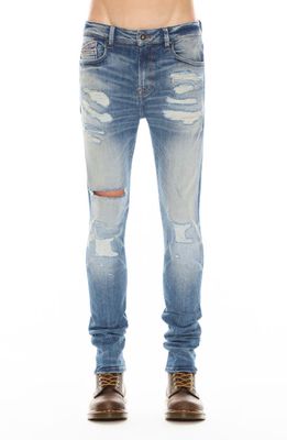 Cult of Individuality Punk Distressed Super Skinny Jeans in Cast