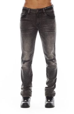 Cult of Individuality Rocker Ripped Slim Fit Jeans in Castor