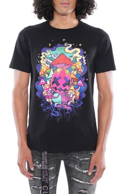 Cult of Individuality Shimuchan Shroom Graphic T-Shirt in Black