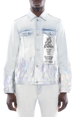 Cult of Individuality Type II Denim Jacket in Foil