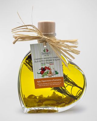Cuore Bottle of Garlic Chili Rosemary Extra-Virgin Olive Oil
