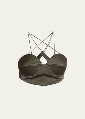 Cupped Sweetheart Bra Top