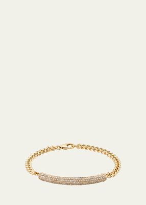 Curb Chain Diamond Bracelet