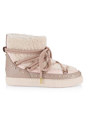 Curly Rock Shearling Sneaker Boots