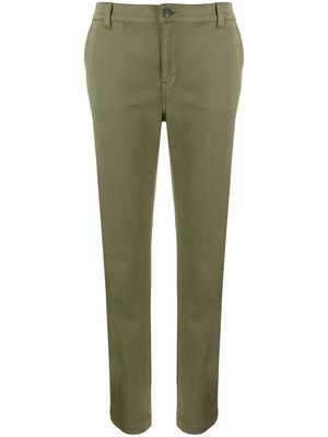 Current/Elliott tapered leg cropped trousers - Green