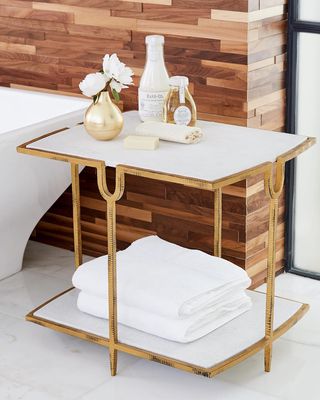 Curve Gold Side Table