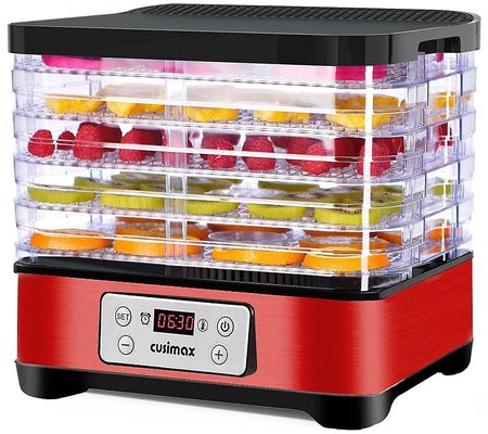 Cusimax Food Dehydrator Digital Timer & Tempera ture Control