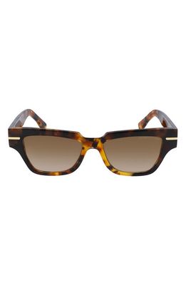 Cutler and Gross 54mm Square Sunglasses in Turtle/Brown