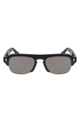 Cutler and Gross 56mm Flat Top Sunglasses in Grey/Gradient
