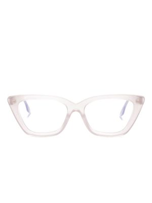 Cutler & Gross cat-eye frame glasses - Pink