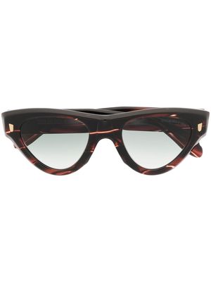 Cutler & Gross cat-eye tortoiseshell sunglasses - Brown