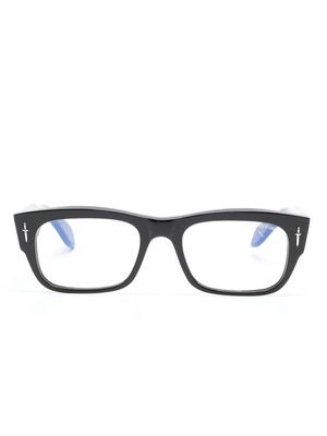 Cutler & Gross clear-lenses square-frame glasses - Black