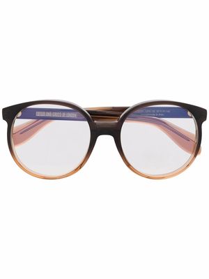Cutler & Gross gradient-effect glasses - Brown