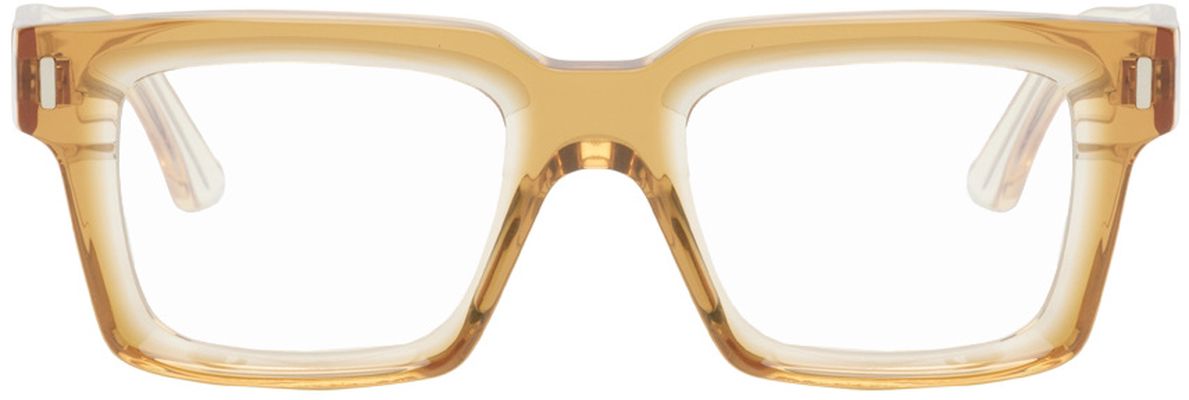 Cutler And Gross Yellow 1386 Square Glasses