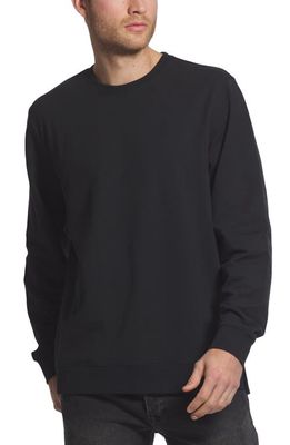 Cuts Hyperloop Split Hem Sweatshirt in Black