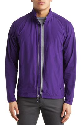 Cutter & Buck ADAPT HYBRID FULL ZIP in College Purple 