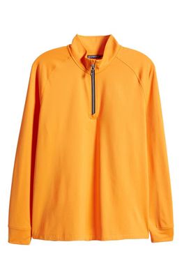 Cutter & Buck Adapt Quarter Zip Pullover in Orange Burst