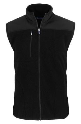 Cutter & Buck Cascade Fleece Vest in Black