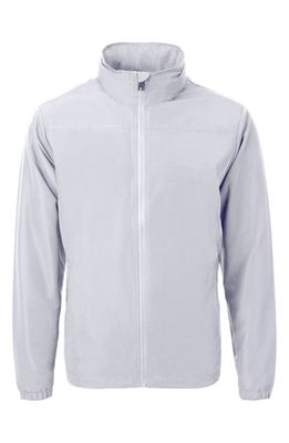 Cutter & Buck Charter Water Resistant Packable Full Zip Recycled Polyester Jacket in Polished