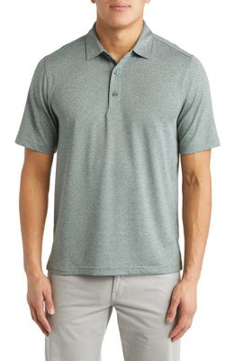 Cutter & Buck Forge DryTec Heathered Performance Polo in Hunter Heather