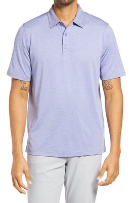 Cutter & Buck Forge DryTec Heathered Performance Polo in Hyacinth Heather