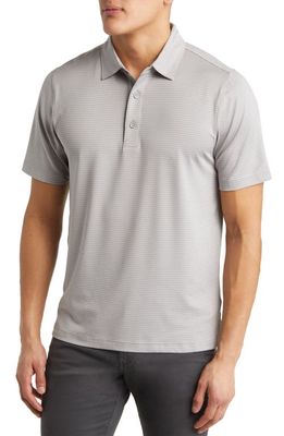 Cutter & Buck Forge DryTec Pencil Stripe Performance Polo in Polished