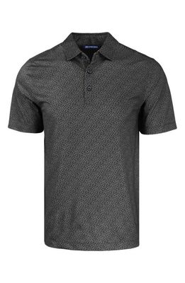 Cutter & Buck Pebble Recycled Polyester Jersey Polo in Black