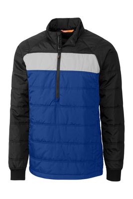 Cutter & Buck Thaw Insulated Packable Pullover in Tour Blue