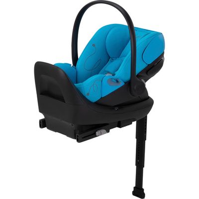 CYBEX Cloud G Lux Comfort Extend SensorSafe™ Car Seat & Base in Beach Blue 