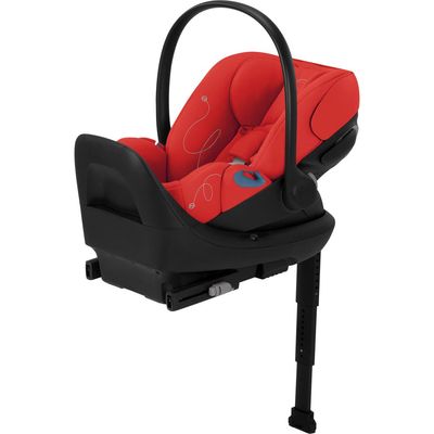 CYBEX Cloud G Lux Comfort Extend SensorSafe™ Car Seat & Base in Hibiscus Red