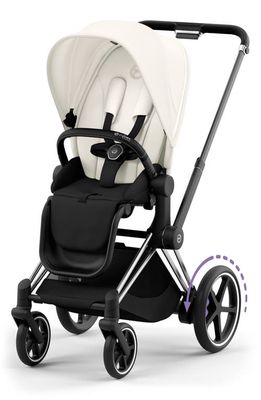 CYBEX e-PRIAM 2 Electronic Smart Stroller in Off White/Black