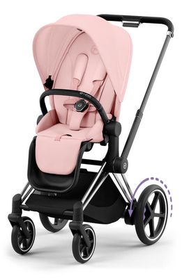 CYBEX e-PRIAM 2 Electronic Smart Stroller in Peach Pink/Black