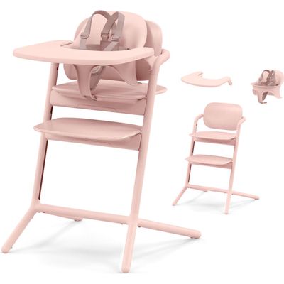 CYBEX Lemo 2 Highchair, Baby Seat & Snack Tray 3-in-1 Set in Pearl Pink 