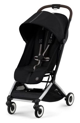 CYBEX ORFEO Compact Lightweight Travel Stroller in Moon Black