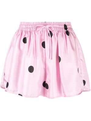 Cynthia Rowley Alice polka-dot shorts - Pink