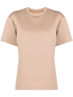 Cynthia Rowley drop-shoulder short-sleeved T-shirt - Brown