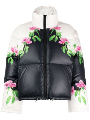Cynthia Rowley floral-print puffer jacket - Multicolour
