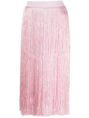 Cynthia Rowley fringed mini shorts - Pink