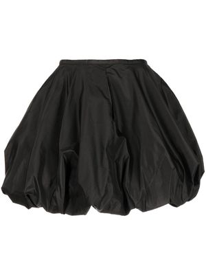 Cynthia Rowley mini silk bubble skirt - Black