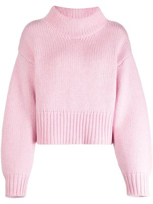 Cynthia Rowley roll-neck wool jumper - Pink