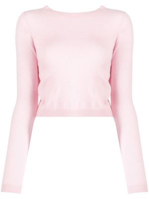 Cynthia Rowley round-neck jumper - Pink